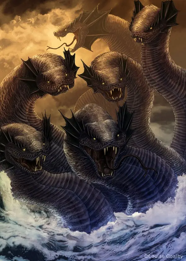 The Hydra - an Ancient Serpent-like Water Beast