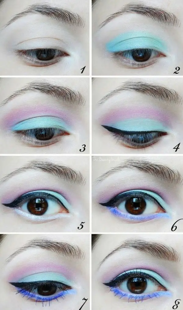Pair Black Liner with a Bunch of Pastel Shadows