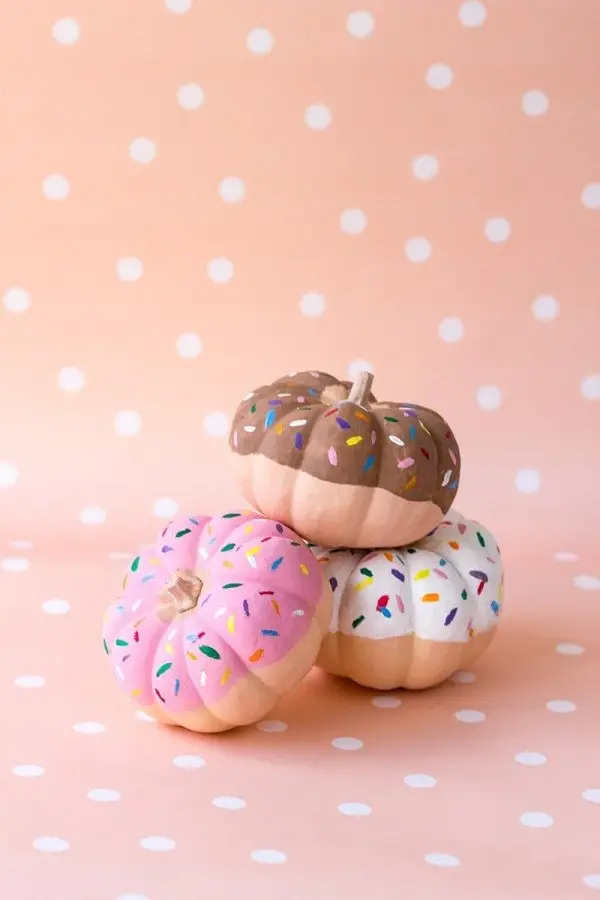 Mini Pumpkin Doughnuts