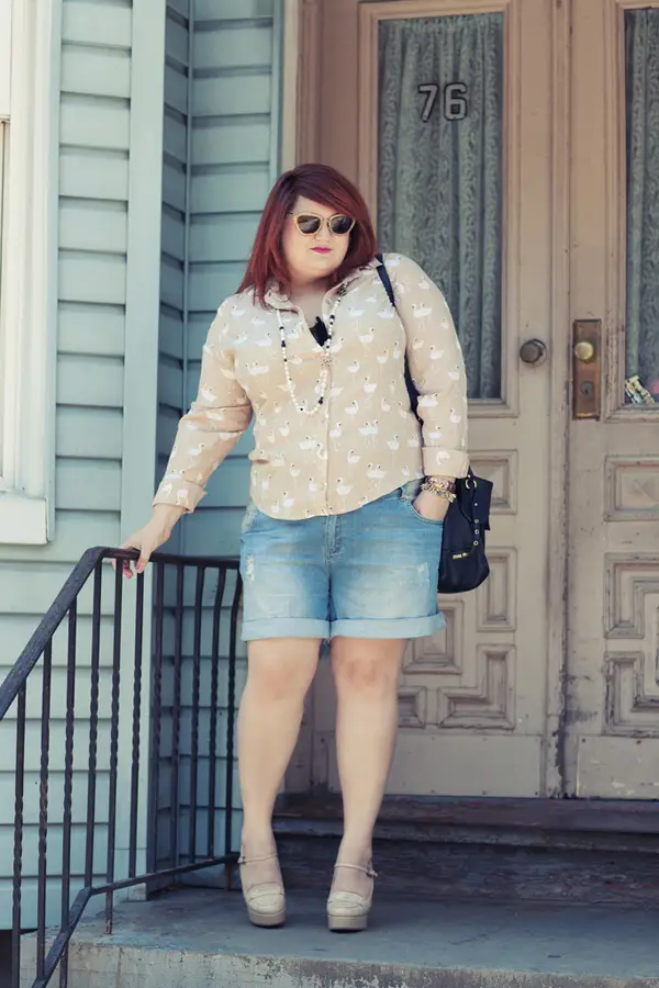 6 ways to style denim shorts this summer - Life on Shady Lane