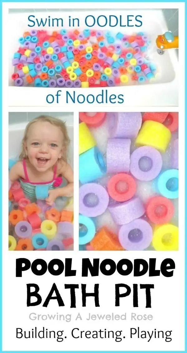 Pool Noodle Bath Pit