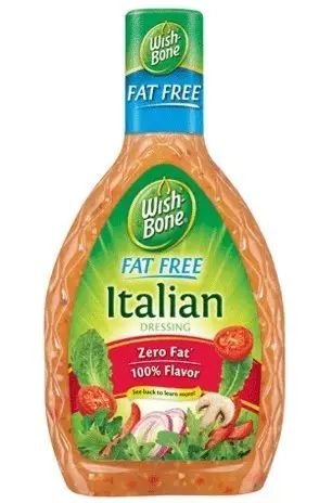 Wish-Bone Fat Free Italian – 20 Calories per 2 Tablespoons