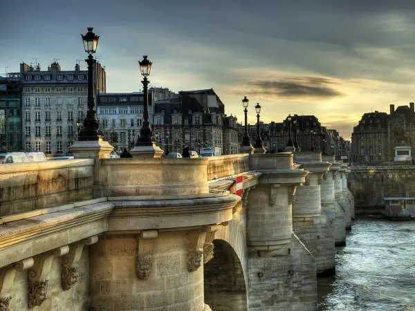 The Pont Neuf in Paris, France