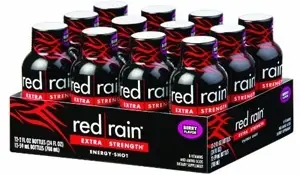 Red Rain Energy Shot, Extra Strength, Berry Flavor