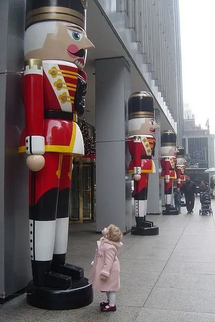 The Nutcracker Statues at the UBS Building