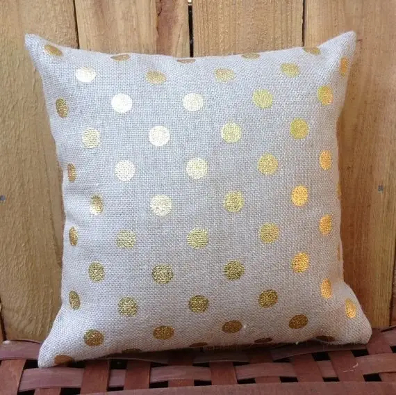 Gold Polka Dots