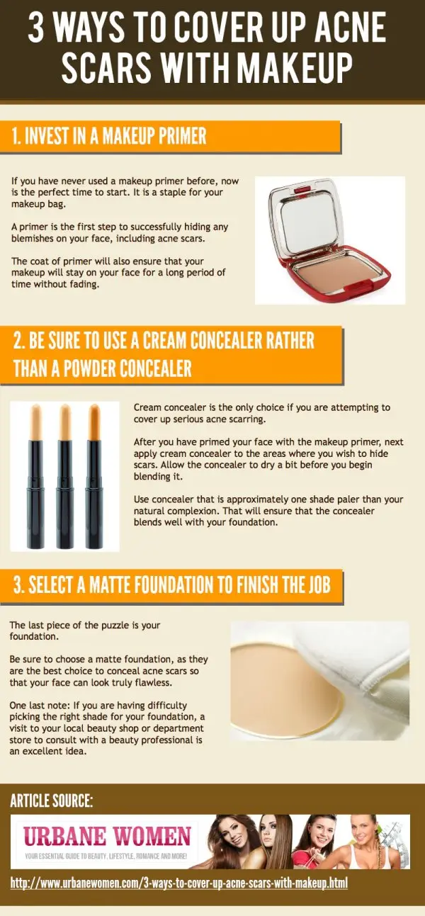 Ways to Cover up Acne Scars with Makeup