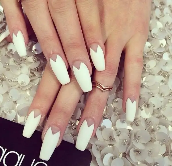 Reverse French Manicure