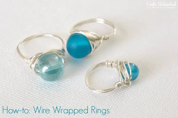 Wrapped Wire with Blue Stones