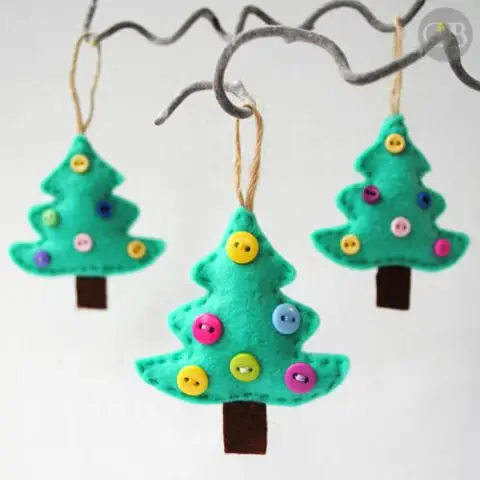 christmas tree, christmas decoration, earrings,