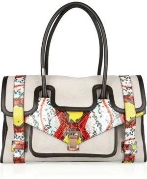 Proenza Schouler PS1 Canvas and Leather Tote