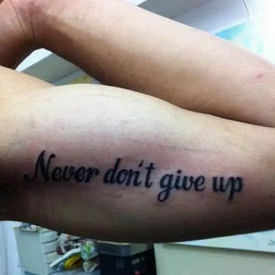 Don't Give up