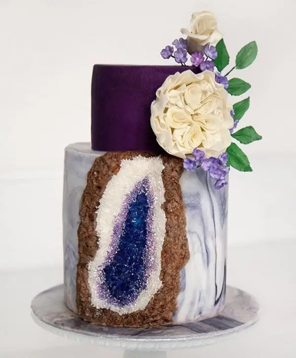 lilac, sculpture, purple, lavender, wedding cake,