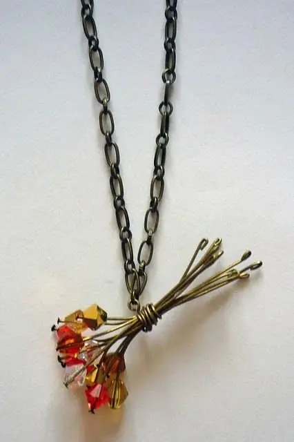 Flower Bouquet Necklace