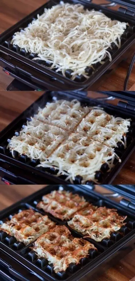 A Waffle Iron Can Be Used to Whip up Some Delightfully Crispy Hash Browns