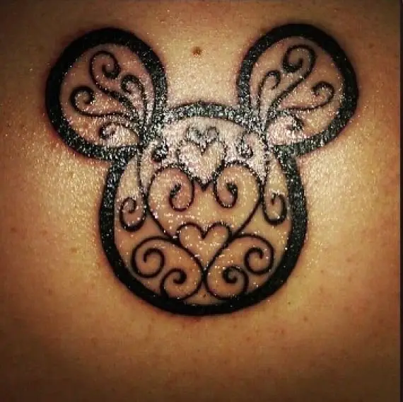 minnie mouse head tattoos