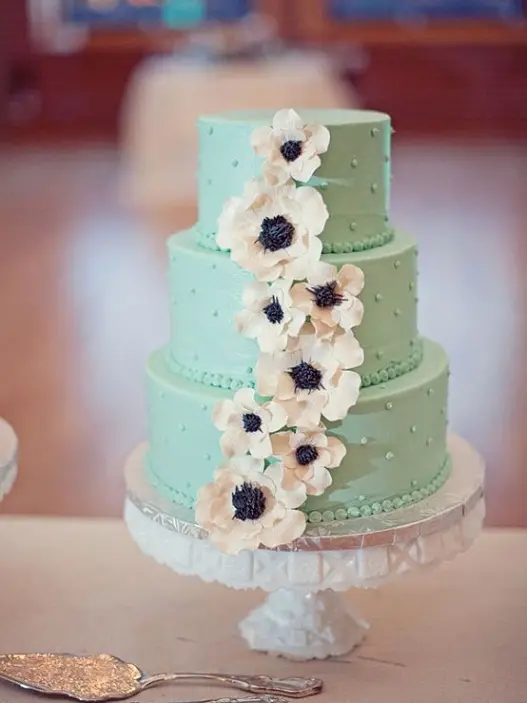 Mint Green Wedding Cake...
