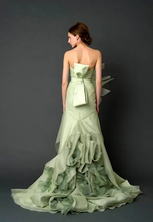 Mint Green Wedding Dress...