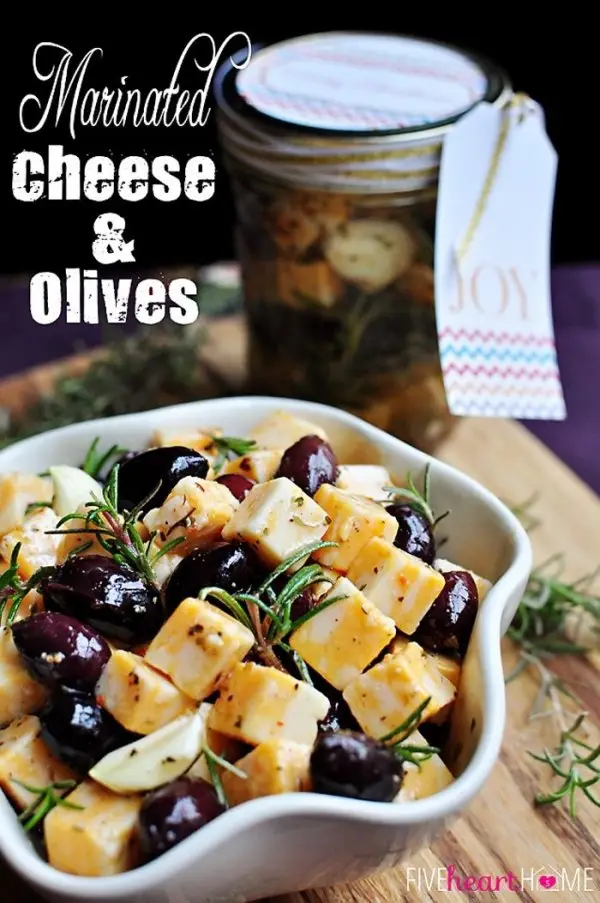 Marinated Cheese and Olives ~