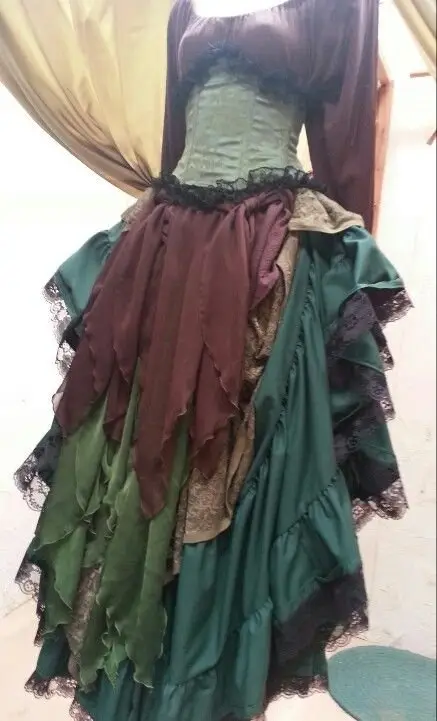 dress,clothing,green,gown,costume,