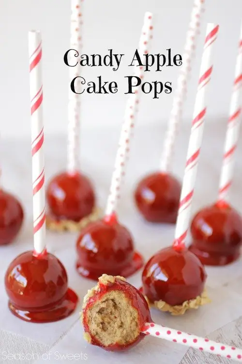 Candy Apple Cake Pops