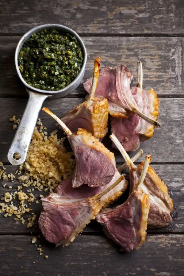 Lamb with Laverbread Dipping Sauce