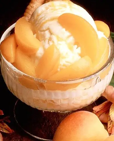 Frozen Yogurt with Grilled Peaches ...