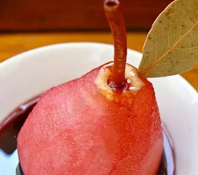 Wine Poached Pears ...