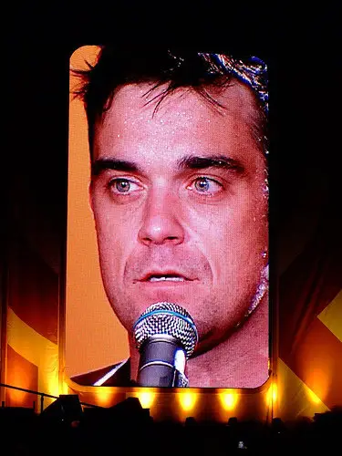 Mark Salling and Robbie Williams