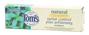 Tom's of Maine Natural Antiplaque Tartar Control plus Whitening Toothpaste