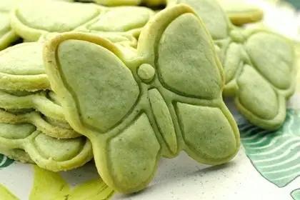 Mojito Butterfly Cookies