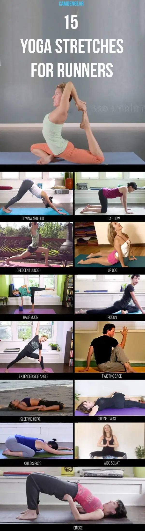 Yoga Stretches for Runners