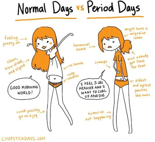 Normal V Period Days