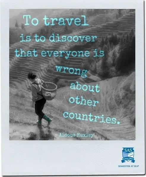 To Travel is ...