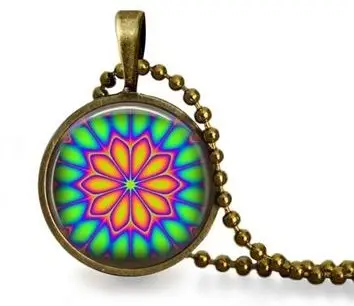 Mandala Magic Glass Necklace