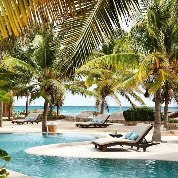resort, swimming pool, leisure, caribbean, tropics,