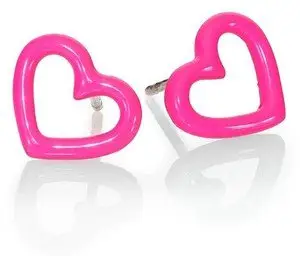 Neon Pink Earrings