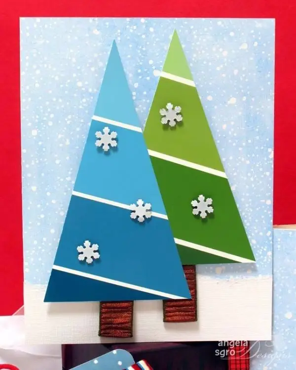 Paint Sample Christmas Cards