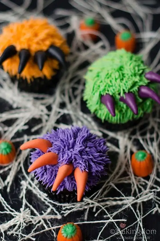 Monster Toe Cupcakes