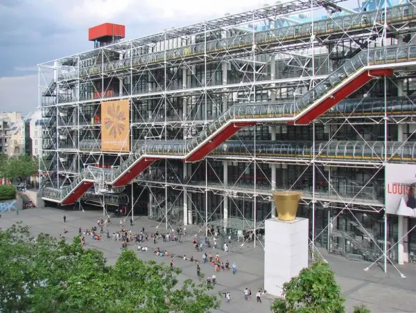 Centre Georges Pompidou, amusement ride, transport, overpass, skyway,