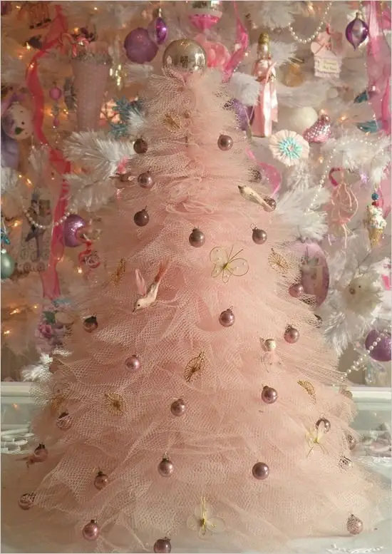 Pink Tulle Tree