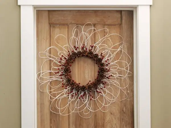 Electrical Wire Wreath