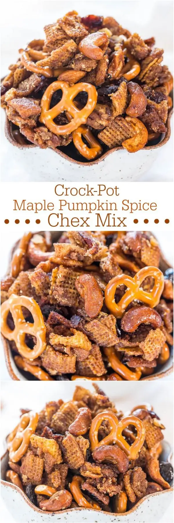 Crock-Pot Maple Pumpkin Spice Chex Mix