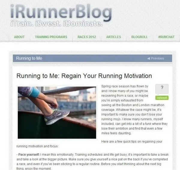 IRunner Blog