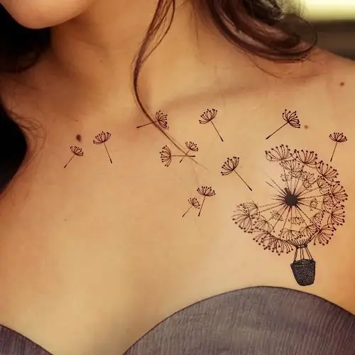 24 Gorgeous Dandelion Tattoos All Romantic Girls Will Adore 