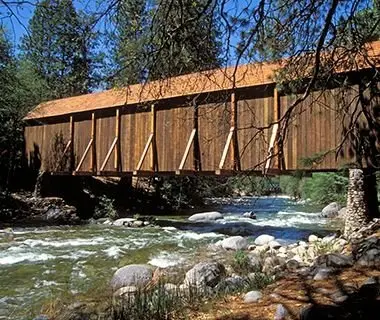 Wawona Bridge, Yosemite National Park, California