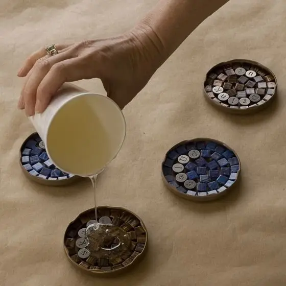 Mosaic Cocktail Coasters