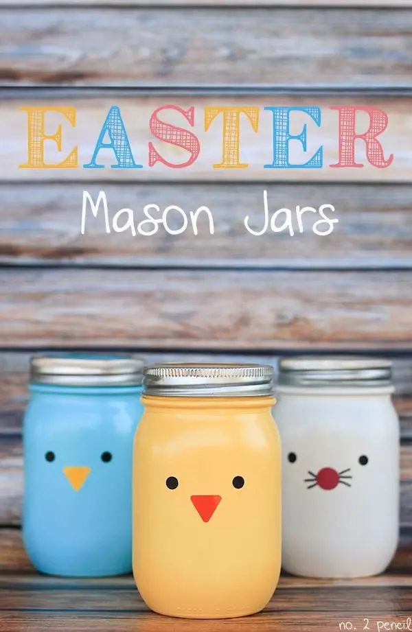 Easter Mason Jars Craft