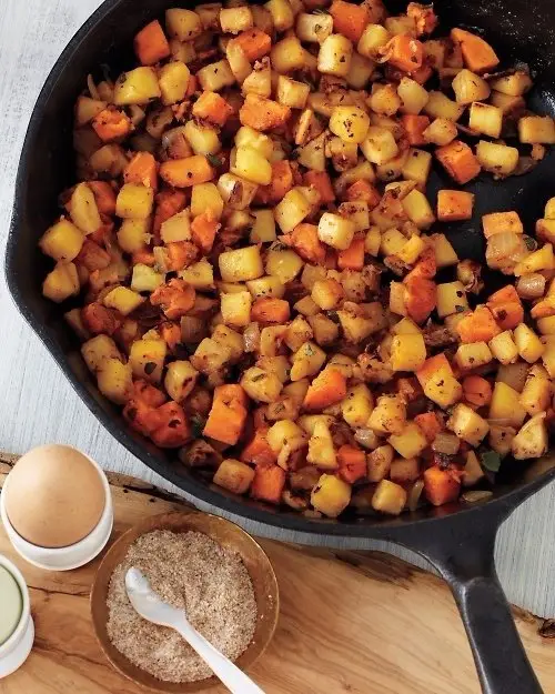 Apple and Root Vegetable Hash