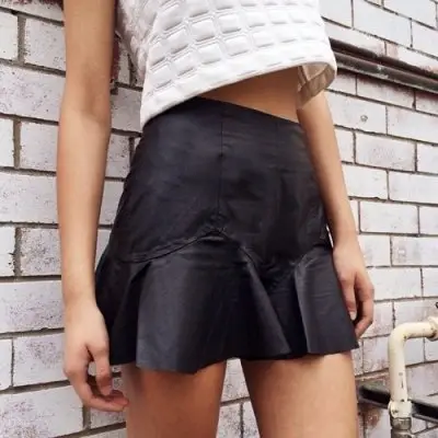 Say Yes to Leather Skirts This Summer